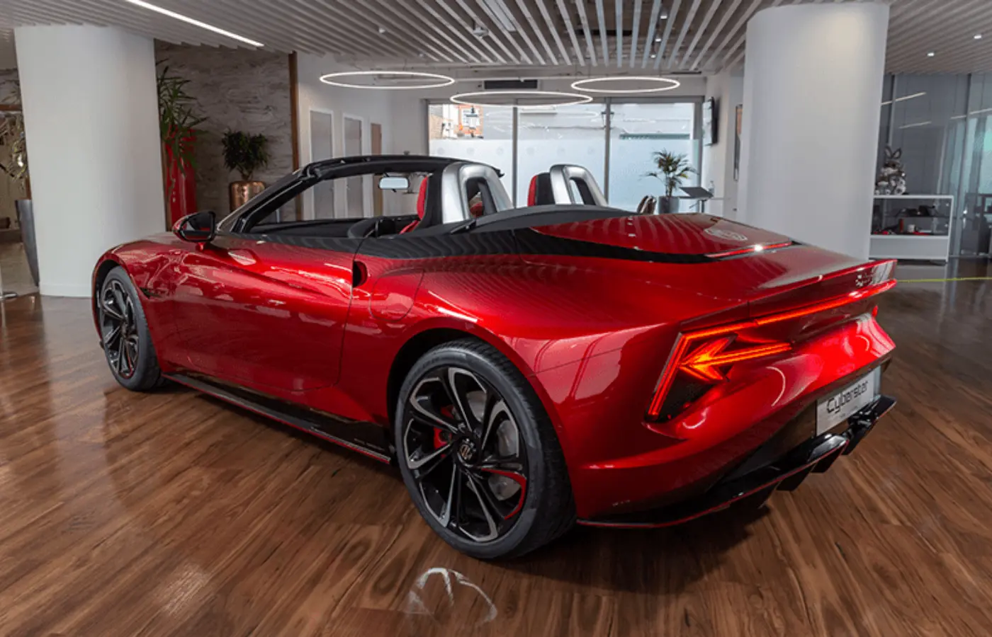 The MG Cyberster has been launched at an introductory price of Rs 72.49 lakh. Featured Image